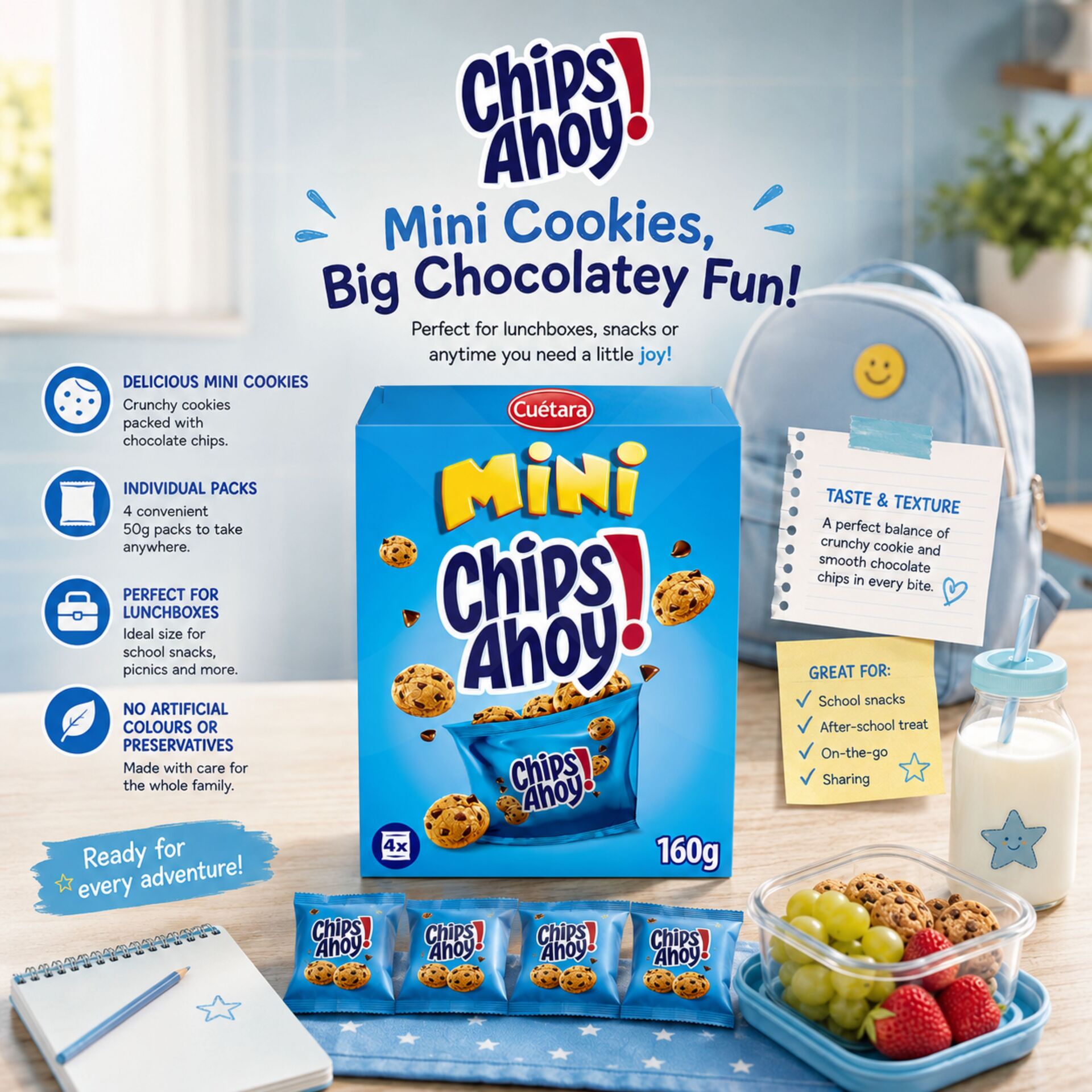 CHIPS AHOY!® Mini 4x40gr