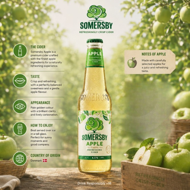 SOMERSBY® Sidra de Maçã 330ml