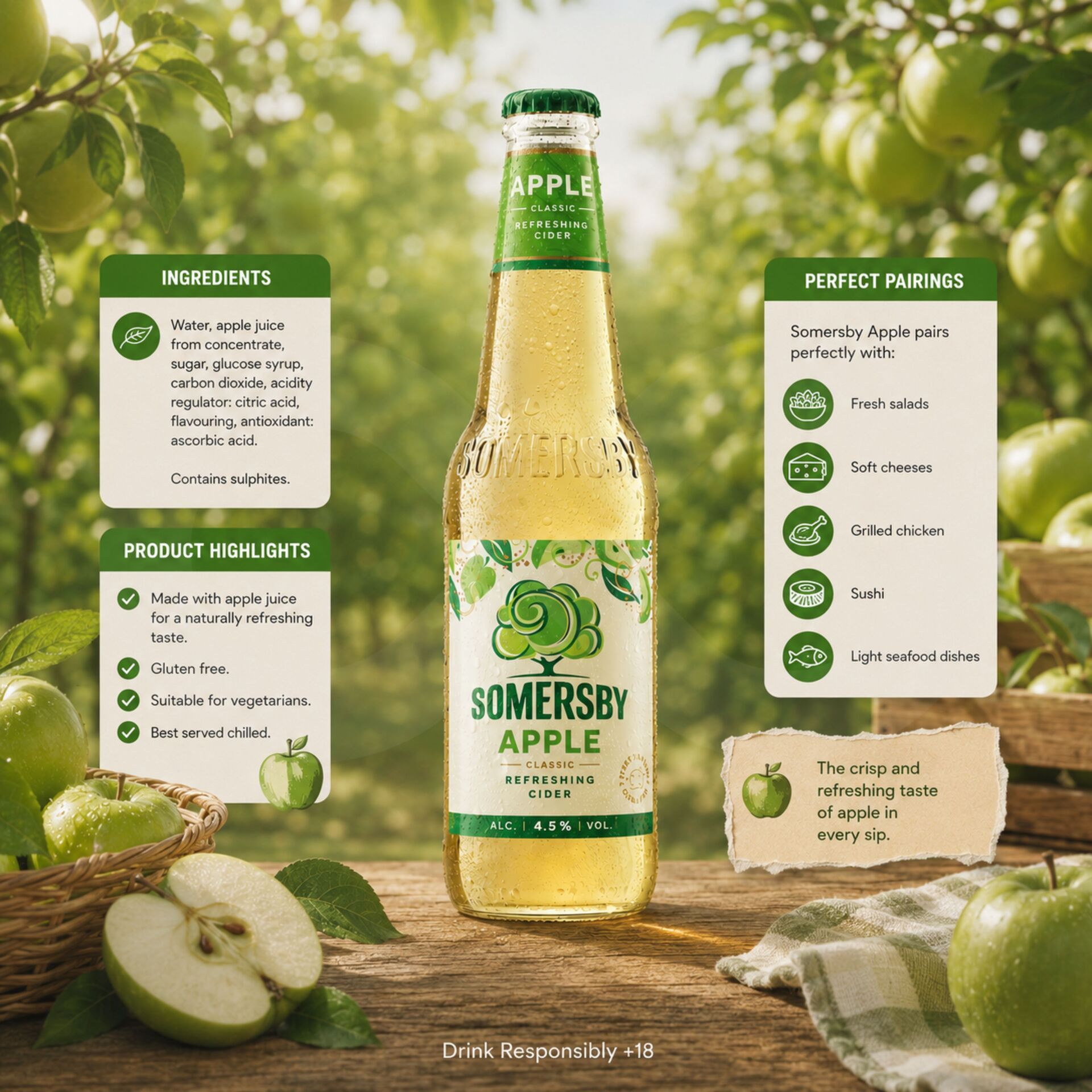 SOMERSBY® Sidra de Maçã 330ml