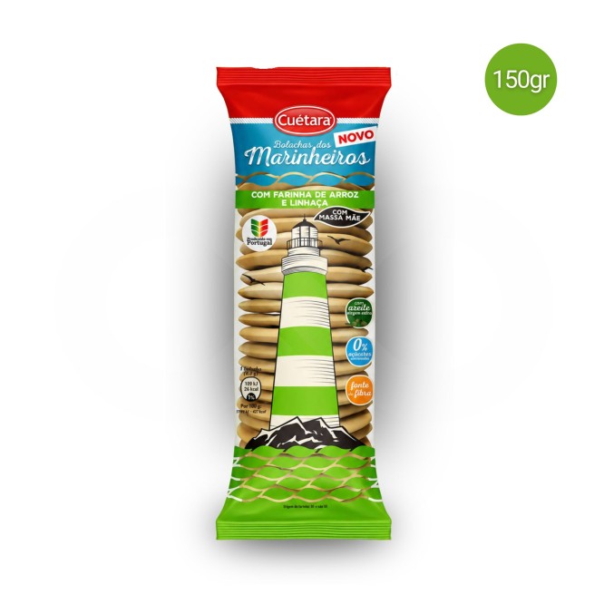 CU�TARA� Marinheiras Farina di Riso e Semi di Lino 150gr
