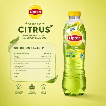 LIPTON® Chá Verde Citrus 1L