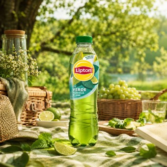 LIPTON® Tè verde, menta e lime 1L