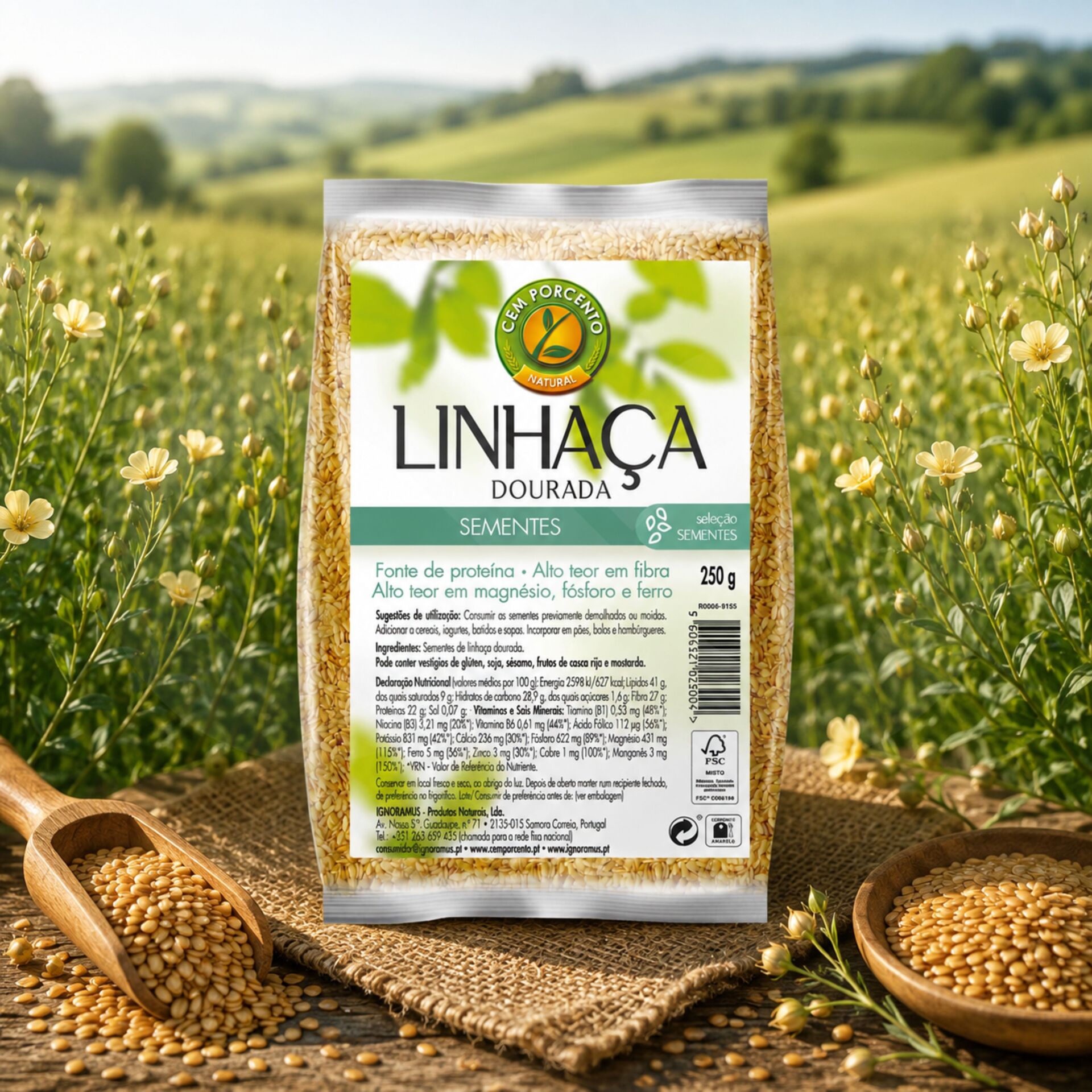 CEM POR CENTO® Graines de Lin 250gr