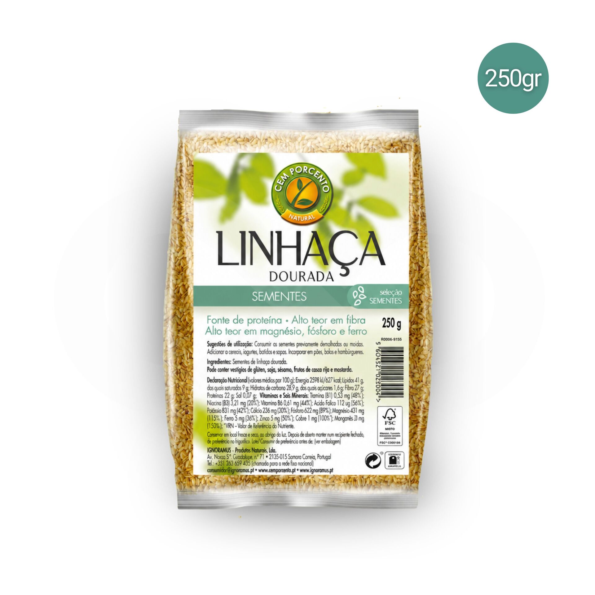 CEM POR CENTO® Graines de Lin 250gr