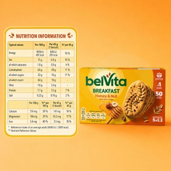 BELVITA® Breakfast Honey & Nut 5x4 stk.