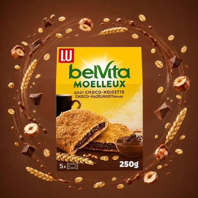 BELVITA® Galletas de Cereales Chocolate con Avellana 5 uds