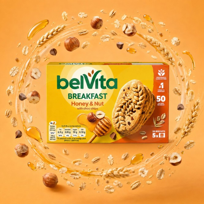 BELVITA® Breakfast Honey & Nut 5x4 stk.