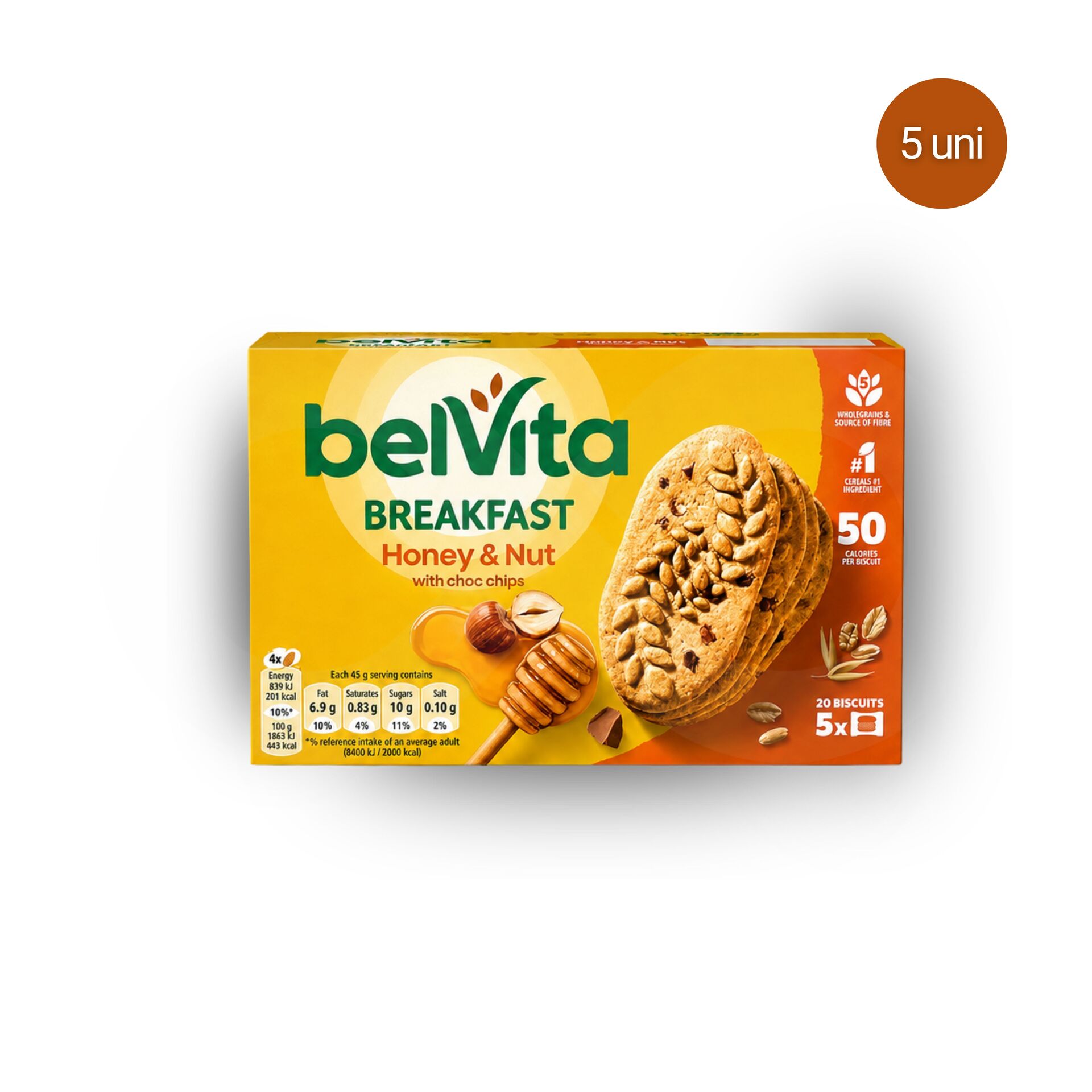 BELVITA® Breakfast Honey & Nut 5x4 stk.