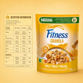 NESTLÉ® Fitness Granola Miel 300gr