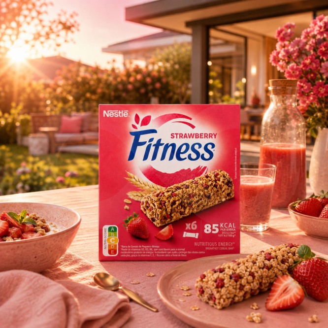 NESTLÉ® Fitness Graanrepen Rood Fruit 6x23,5gr