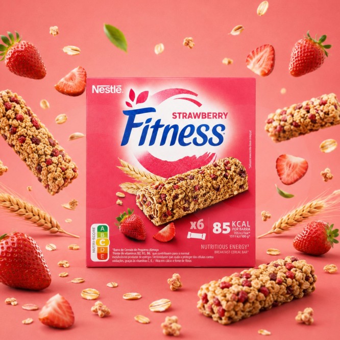 NESTLÉ® Fitness Graanrepen Rood Fruit 6x23,5gr