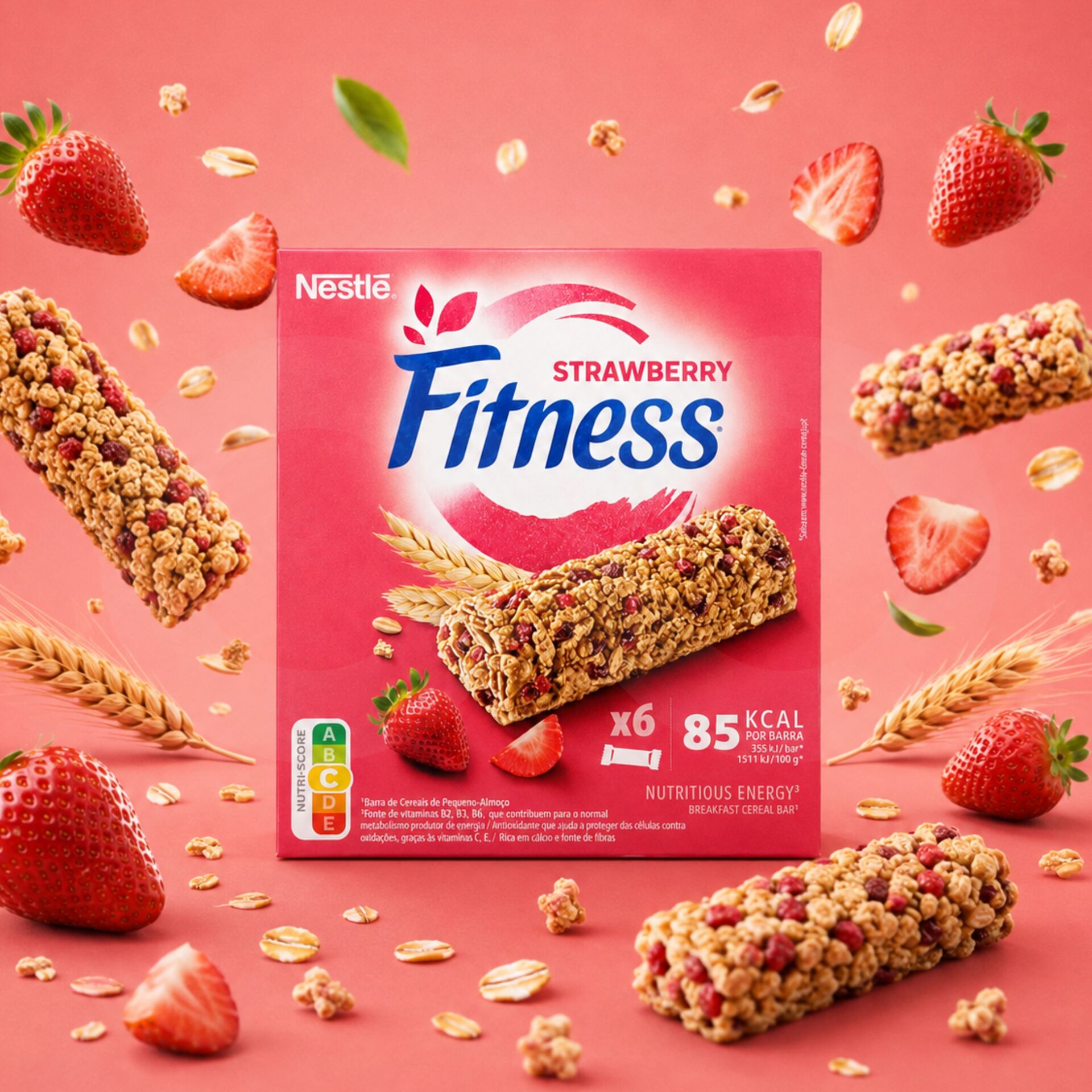 NESTLÉ® Fitness Graanrepen Rood Fruit 6x23,5gr