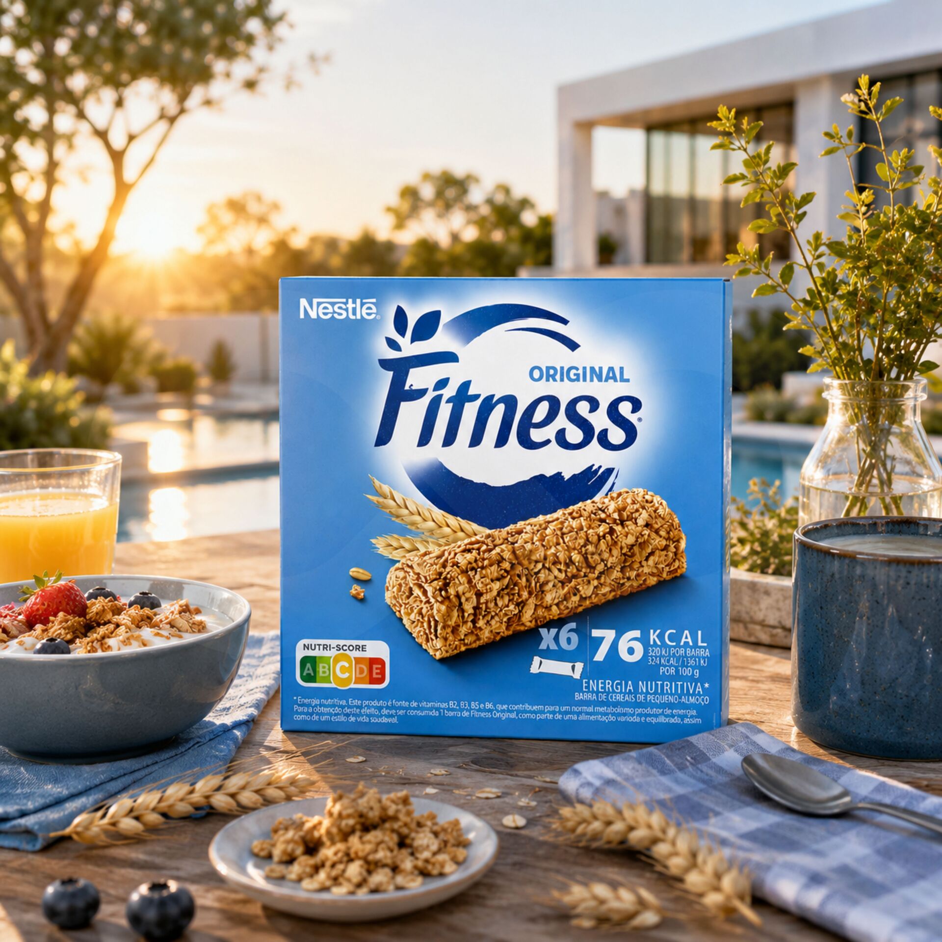 NESTLÉ® Fitness Barritas de Cereales Original 6x23,5gr