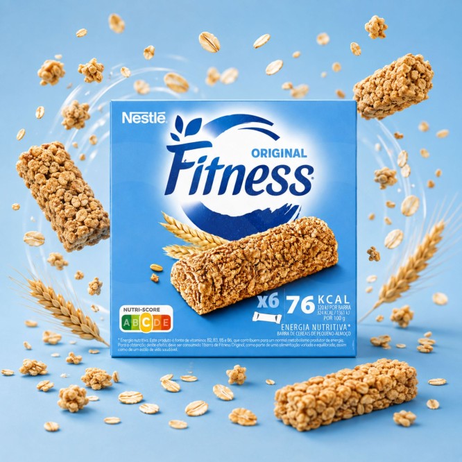 NESTLÉ® Fitness Barritas de Cereales Original 6x23,5gr