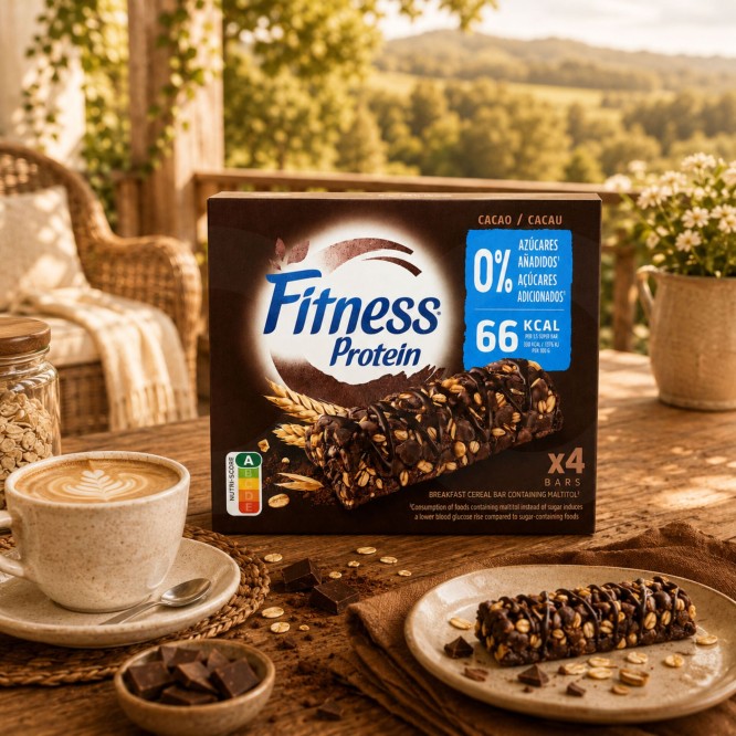 NESTLÉ® Fitness Cocoa Cereal Bars 4x20gr