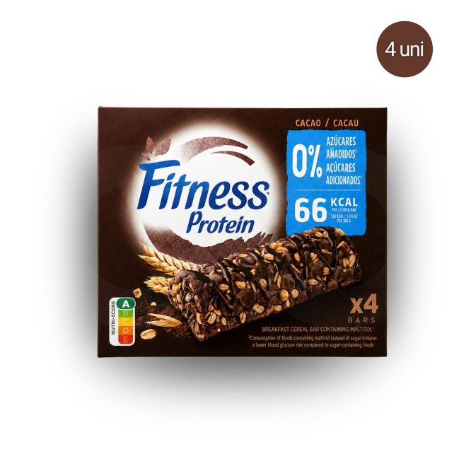 NESTLÉ® Fitness Cocoa Cereal Bars 4x20gr