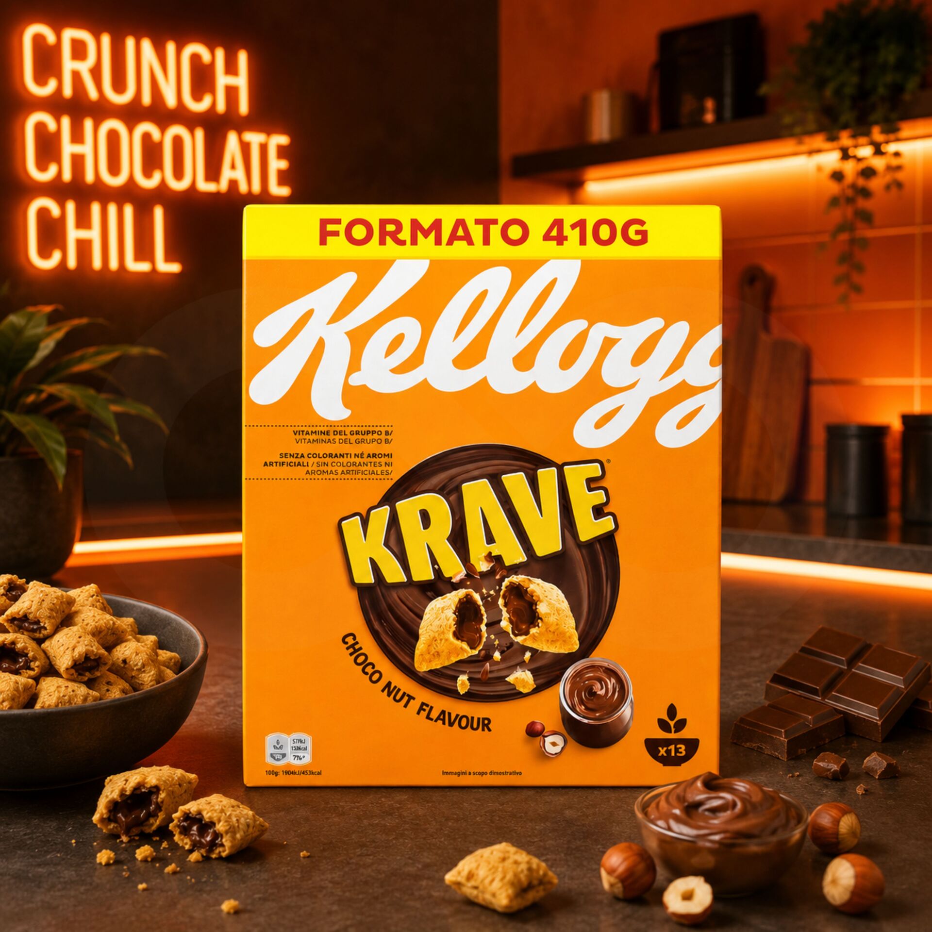 KELLOGGS® Krave Ontbijtgranen 410gr