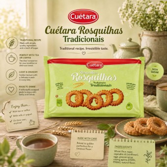 CUÉTARA® Biscotti Rosquilhas Tradizionali 300gr
