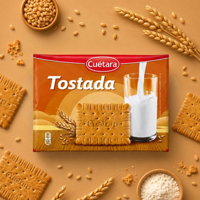 CUÉTARA® Bolacha Tostada 800gr