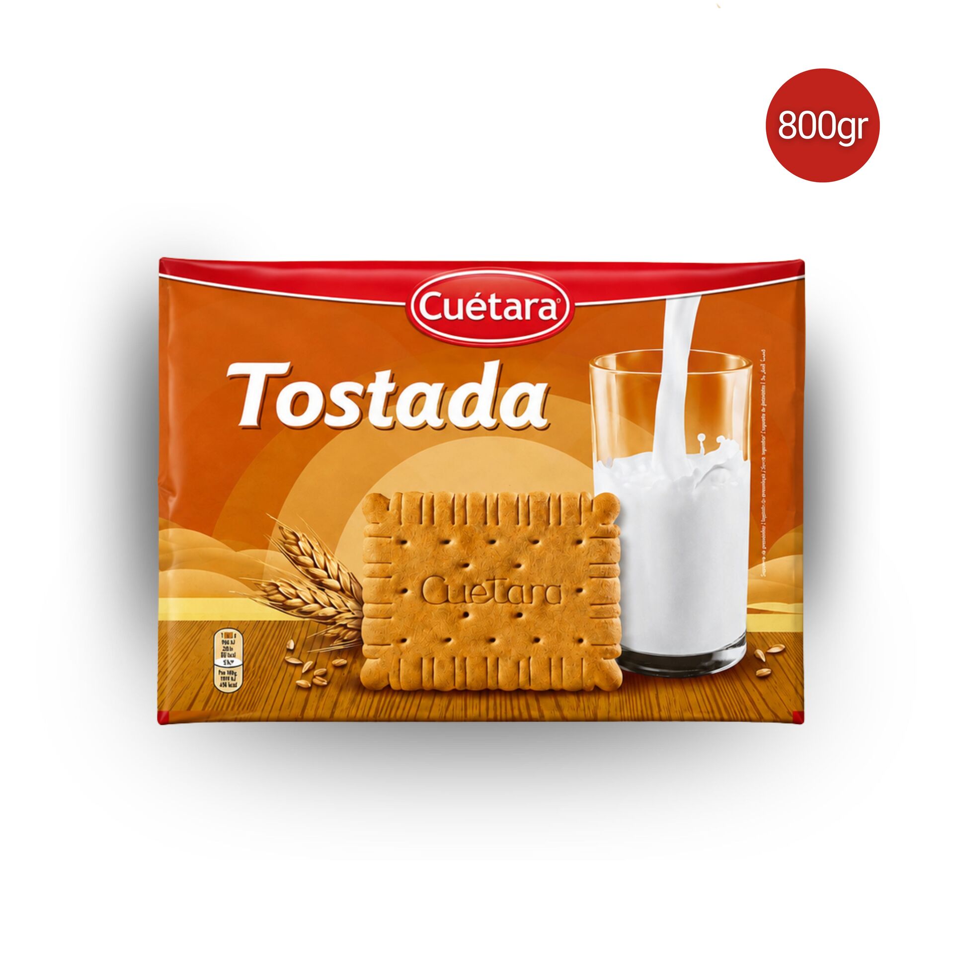CUÉTARA® Bolacha Tostada 800gr