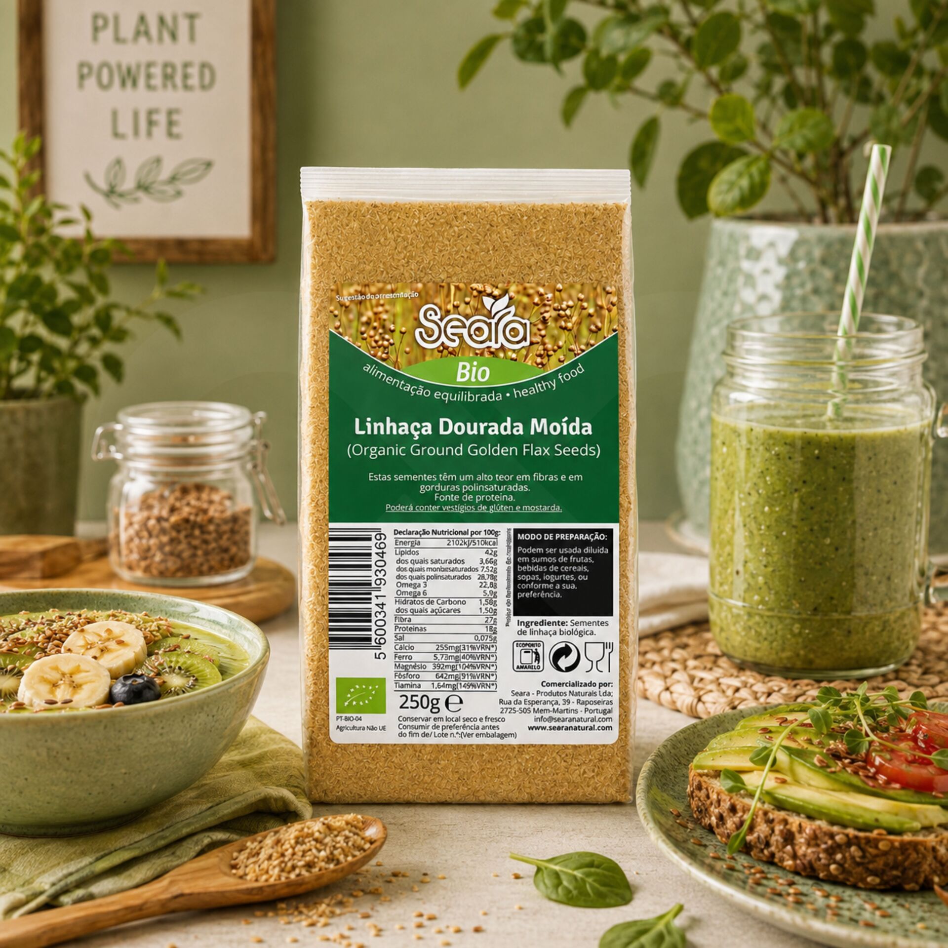 SEARA® Bio Semi di Lino Dorato Macinati 250gr