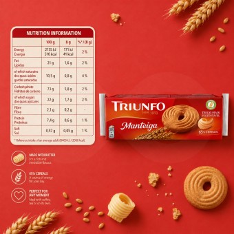TRIUNFO® Biscuits au Beurre 168gr