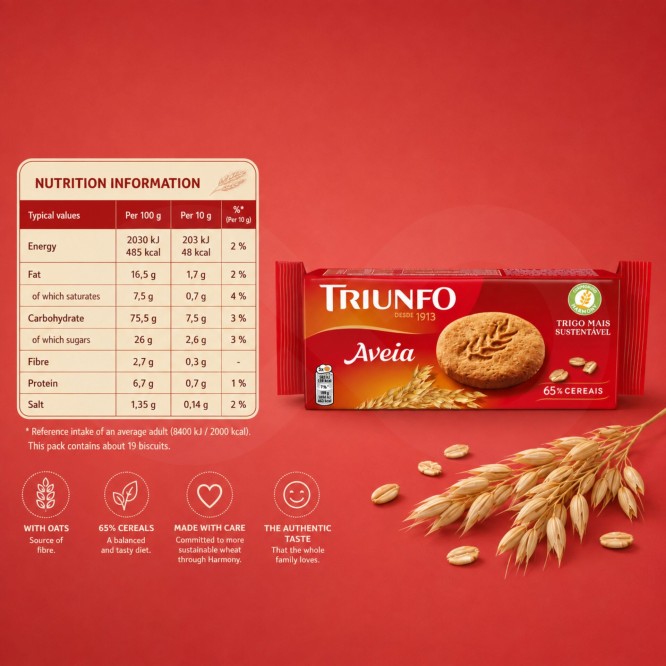 TRIUNFOŽ Oat Biscuits 190gr
