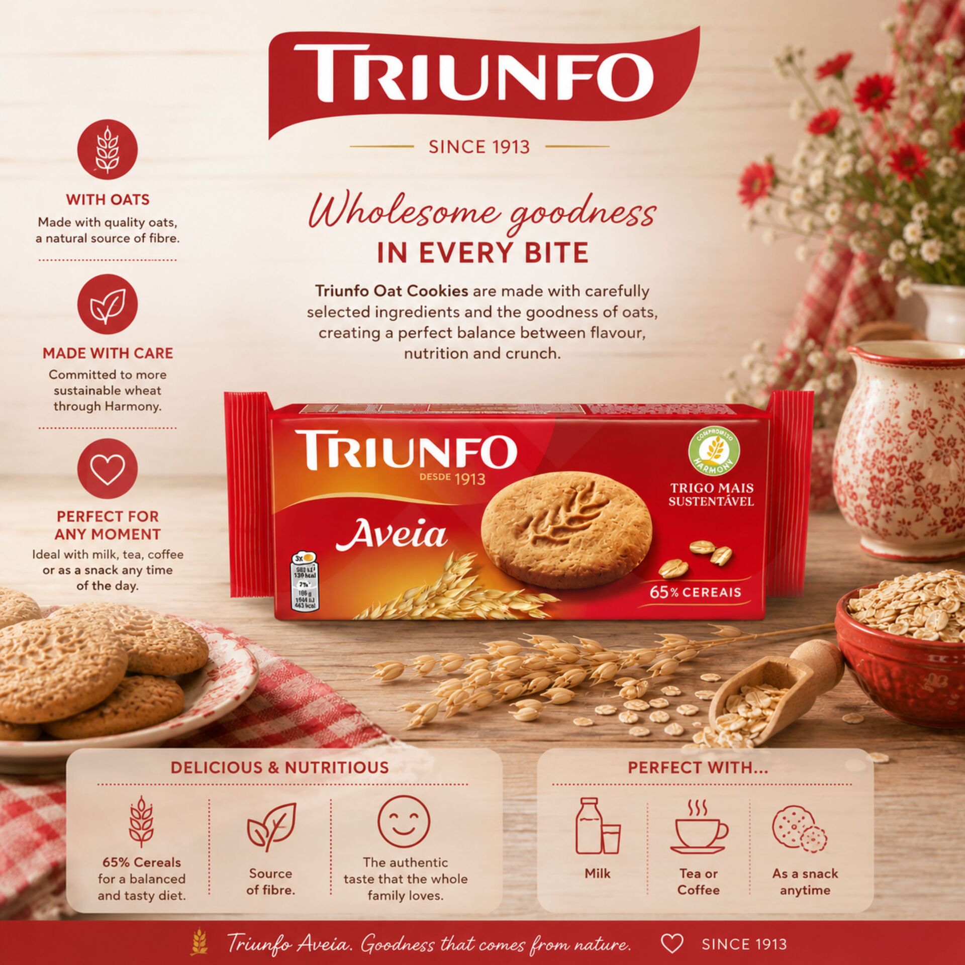 TRIUNFOŽ Oat Biscuits 190gr