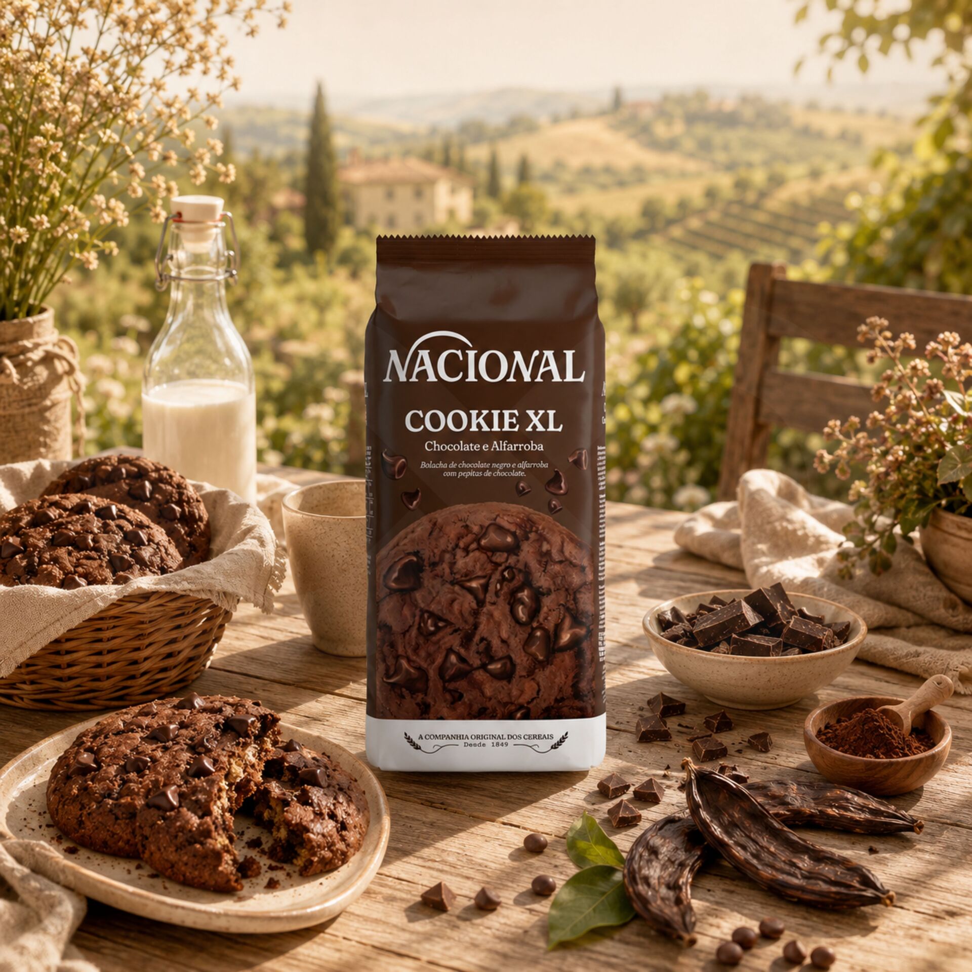 NACIONAL® Cookie XL Chocolate e Alfarroba 180gr