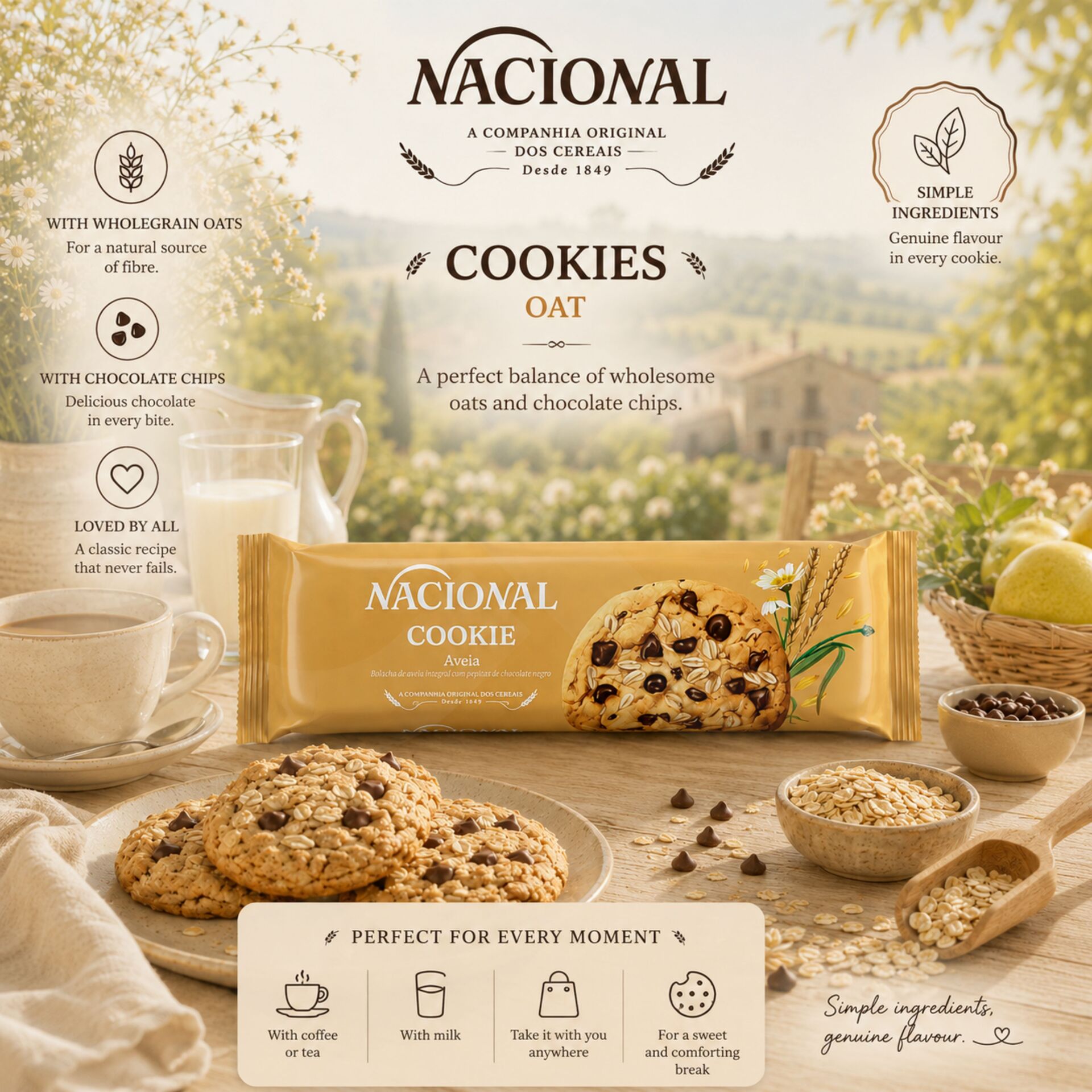 NACIONAL® Oat Cookie 150gr