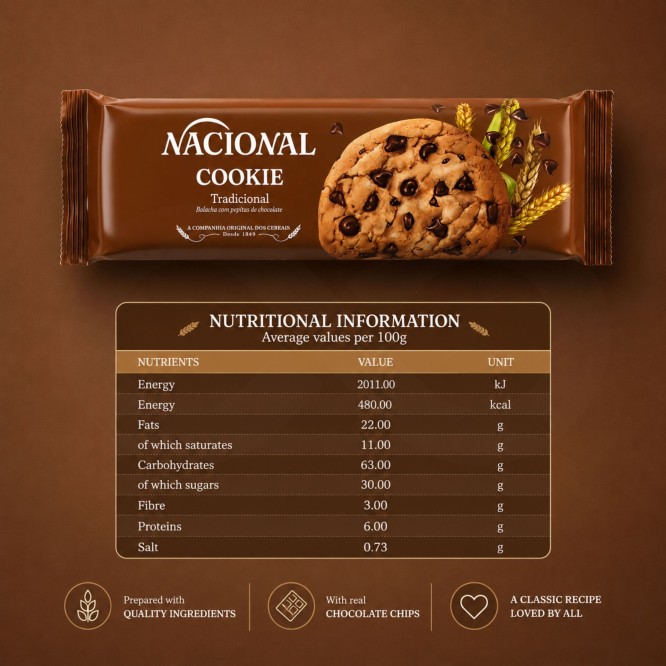NACIONAL® Cookie Traditionnel 150gr