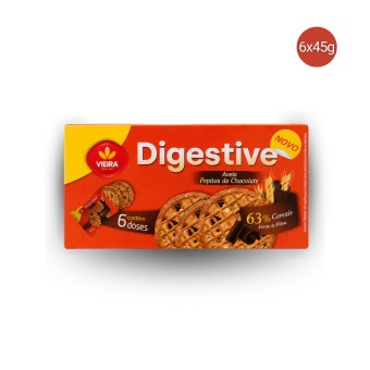 VIEIRA� Biscotti Digestivi all'Avena e Cioccolato 6x45gr