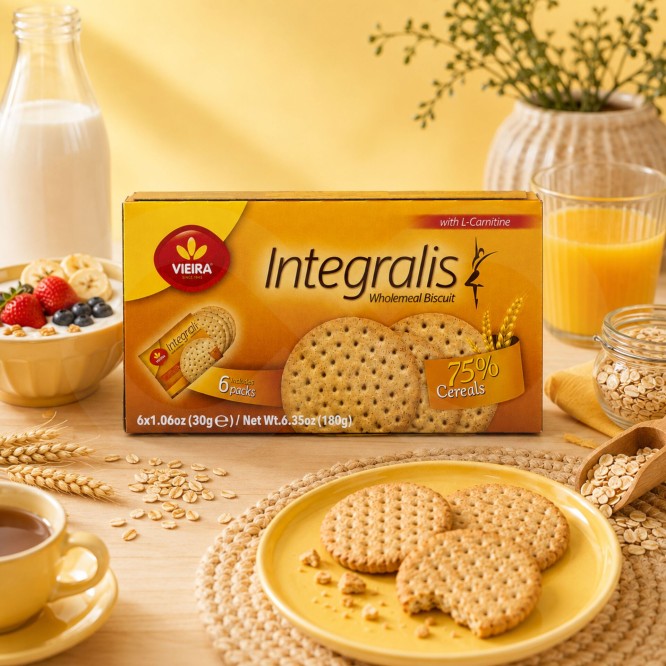 VIEIRA� Biscuits  Integralis 6x30g