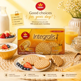 VIEIRA� Biscuits  Integralis 6x30g