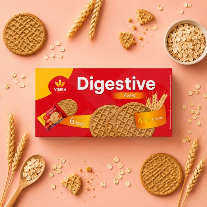 VIEIRA� Biscotti Digestivi all�Avena 6x43g