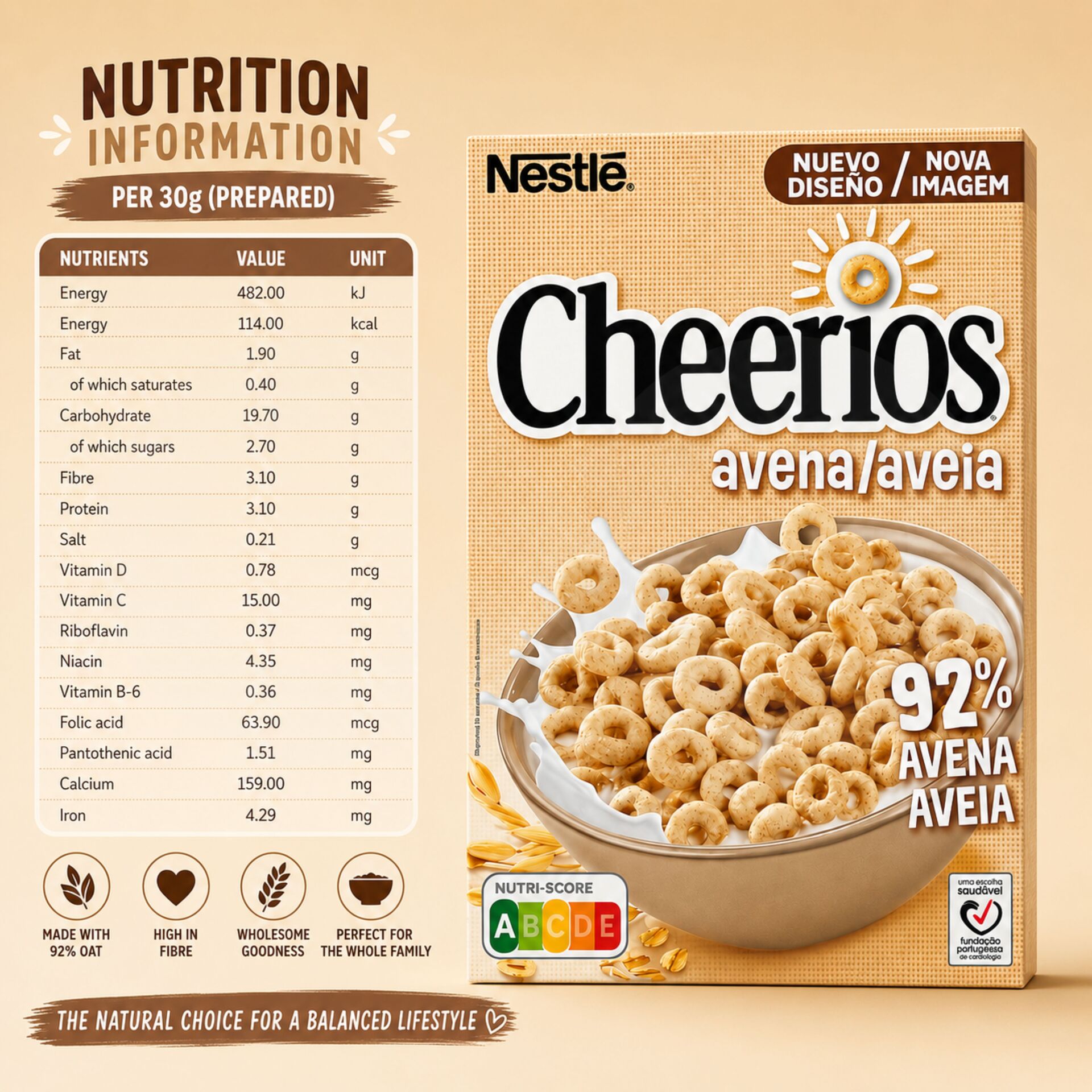 CHEERIOS® Hafer-Cerealien 300gr