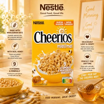 CHEERIOS® Honig-Cerealien 330gr