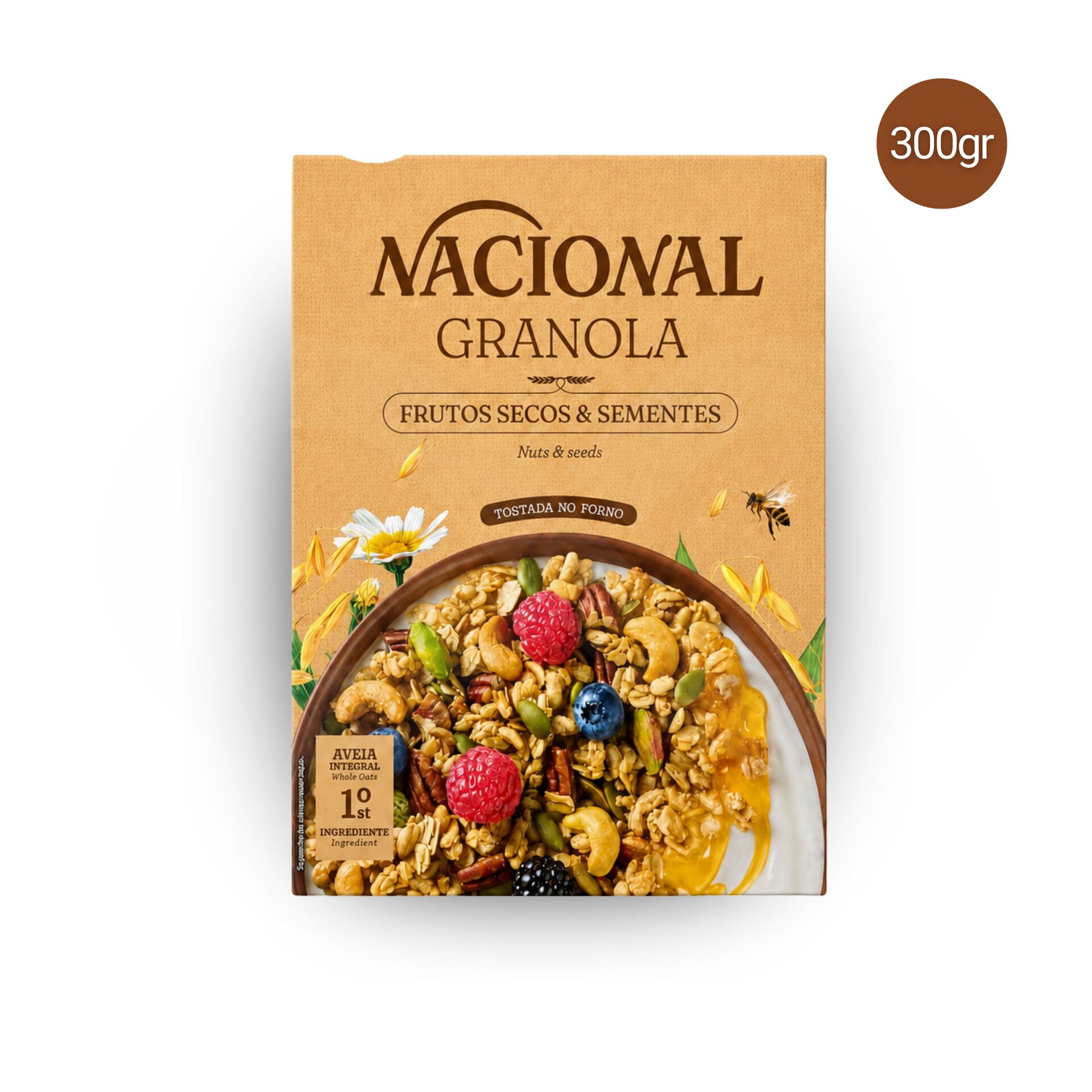 NACIONAL® Granola Nüsse und Samen 300gr
