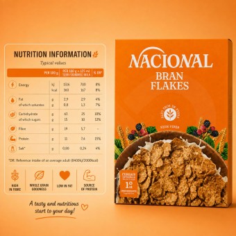 NACIONAL® Bran Flakes 500gr
