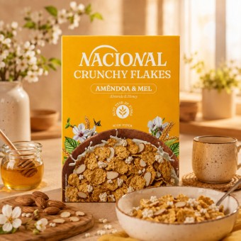NACIONAL® Crunchy Flakes Mandorla e Miele 375gr