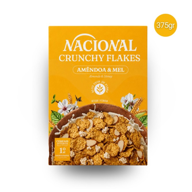 NACIONAL® Crunchy Flakes Mandorla e Miele 375gr