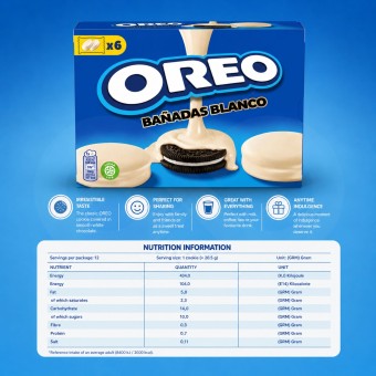 OREO� mit Wei�er Schokolade �berzogen 6x41gr