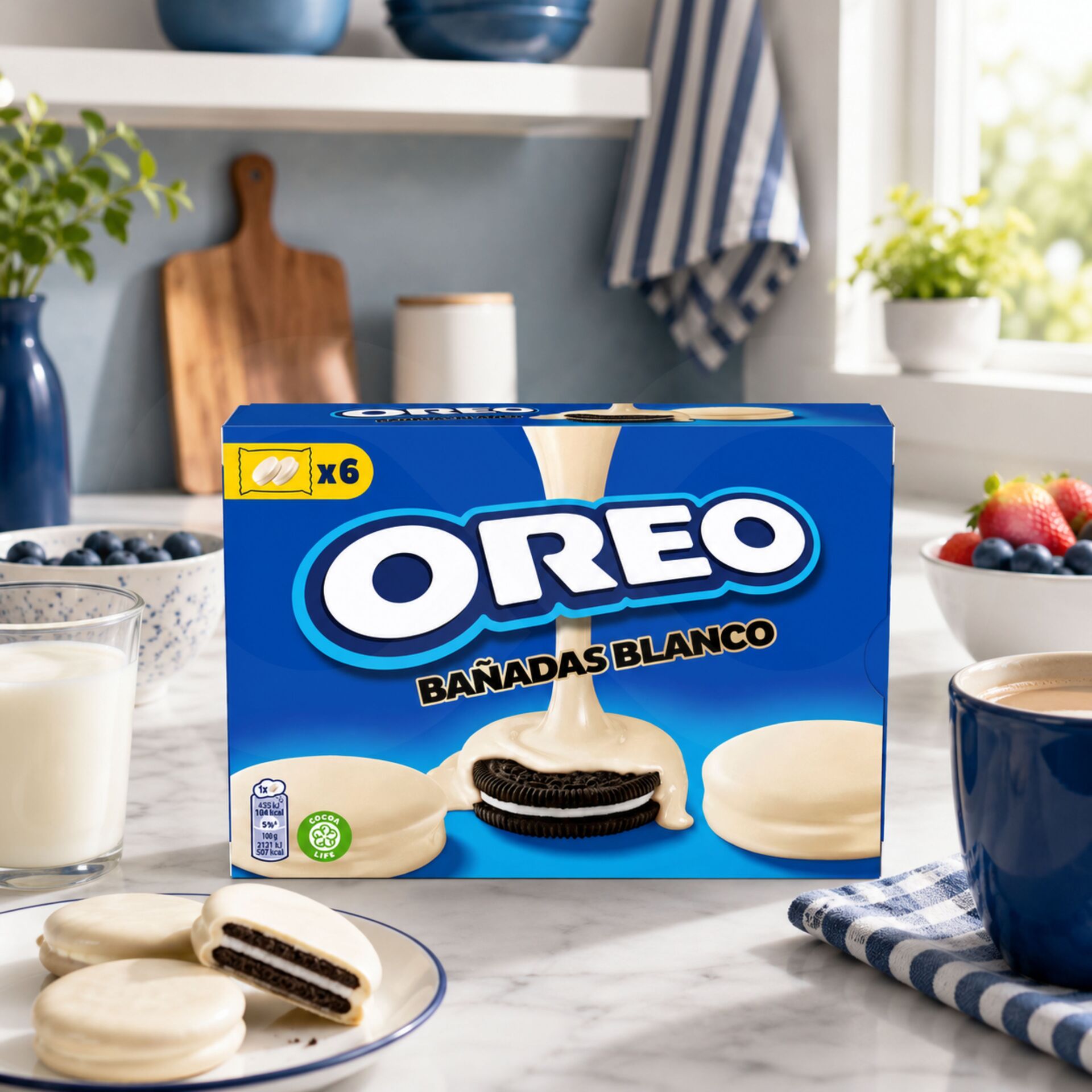 OREO® mit Weißer Schokolade Überzogen 6x41gr