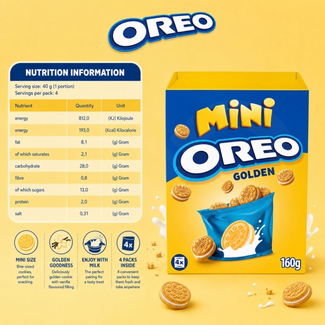 OREO® Golden Mini 4x40gr