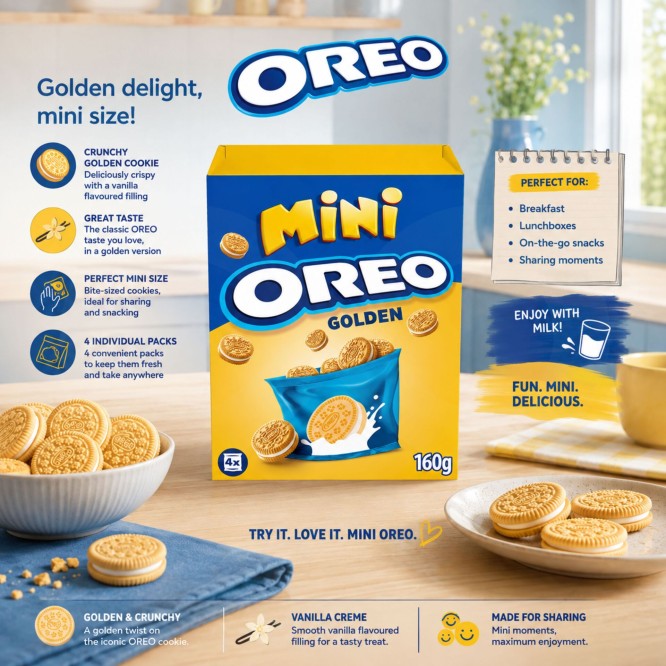 OREO® Golden Mini 4x40gr