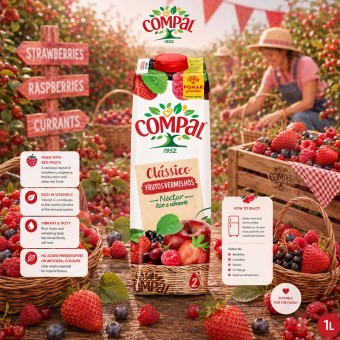 COMPAL® Nektar z Czerwonych Owoców 1L