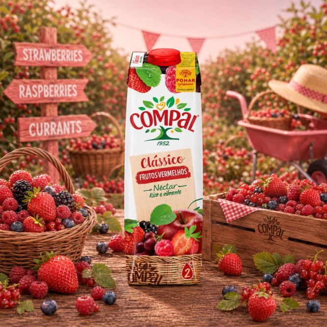 COMPAL® Nektar z Czerwonych Owoców 1L