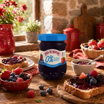 CASA DE MATEUSŪ 4 Fruit Jam 0% Sugar 280gr