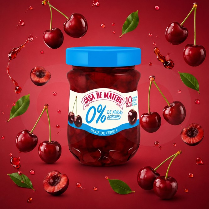 CASA DE MATEUS® Confettura di Ciliegie 0% Zucchero 280gr
