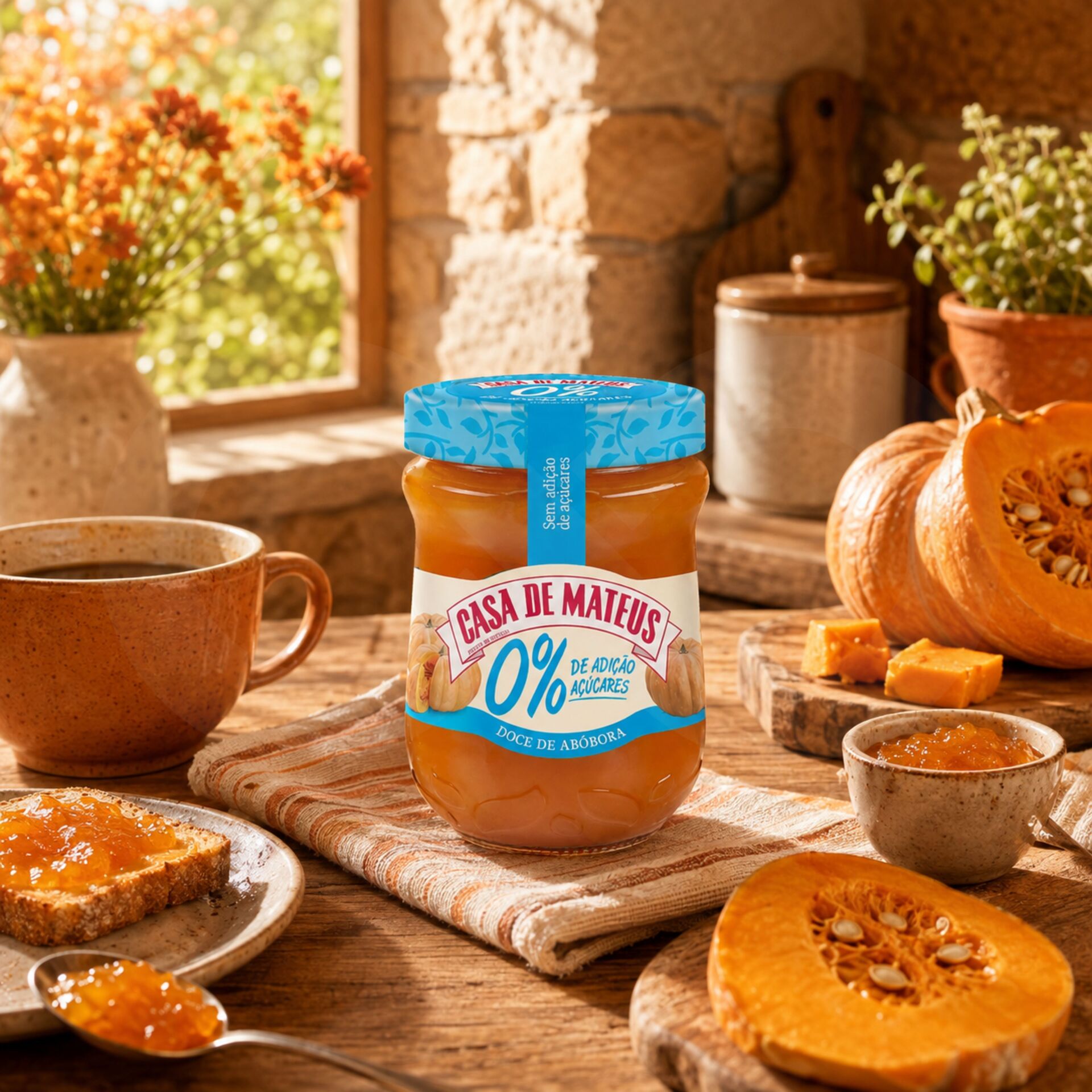 CASA DE MATEUS® Kürbiskonfitüre 0% Zucker 280gr